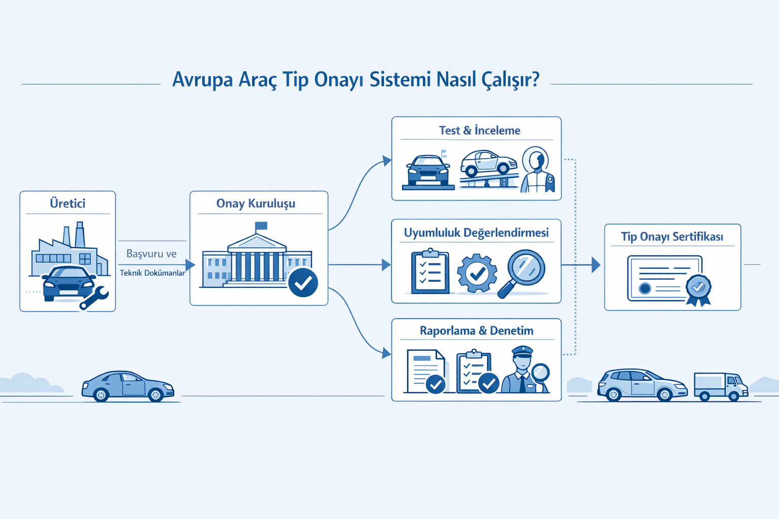 Türkiye'den Avrupa'ya eCoC ve Araç Tip Onayı Hazırlığı
