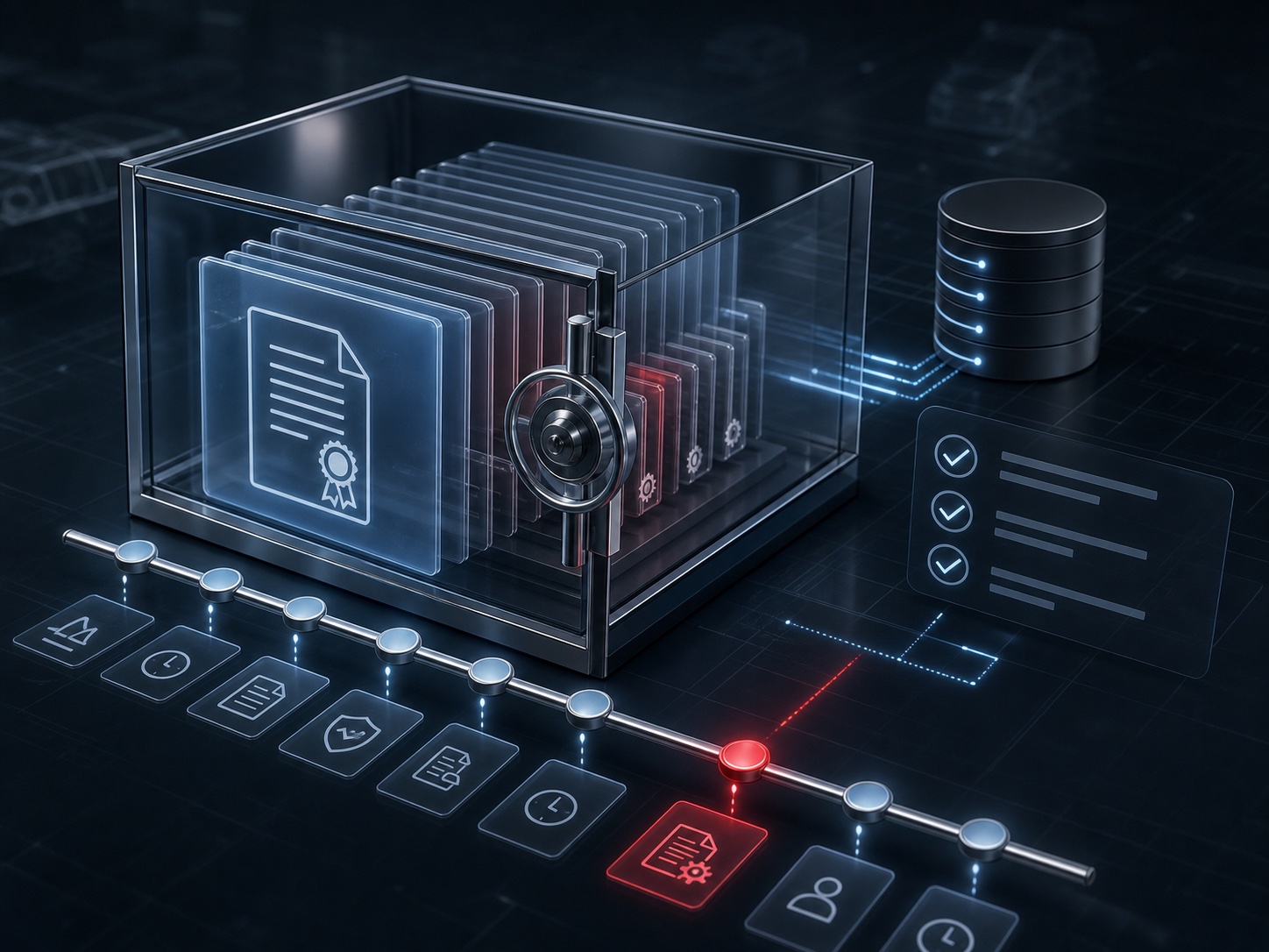 Full lifecycle change history tracking for compliance